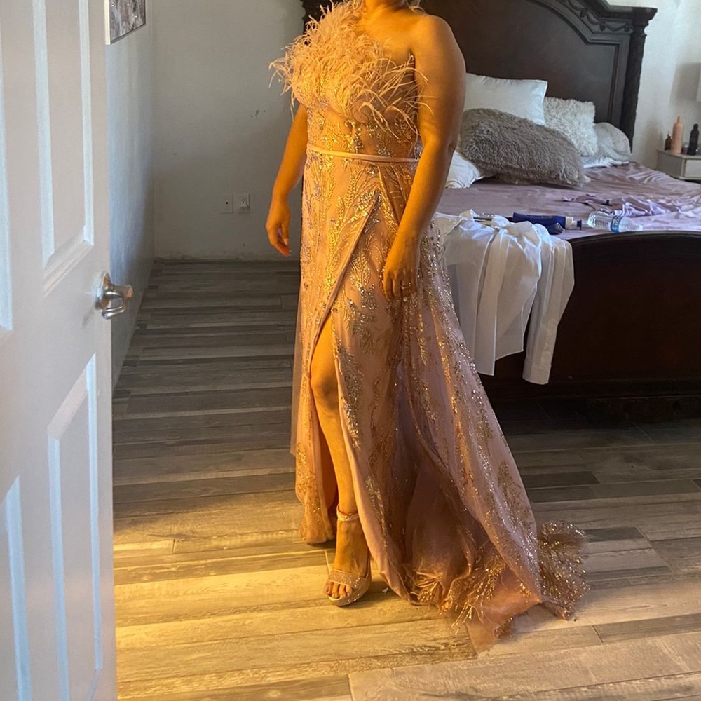 COPY - Dress nice cute rose gold - Picture 7 of 7